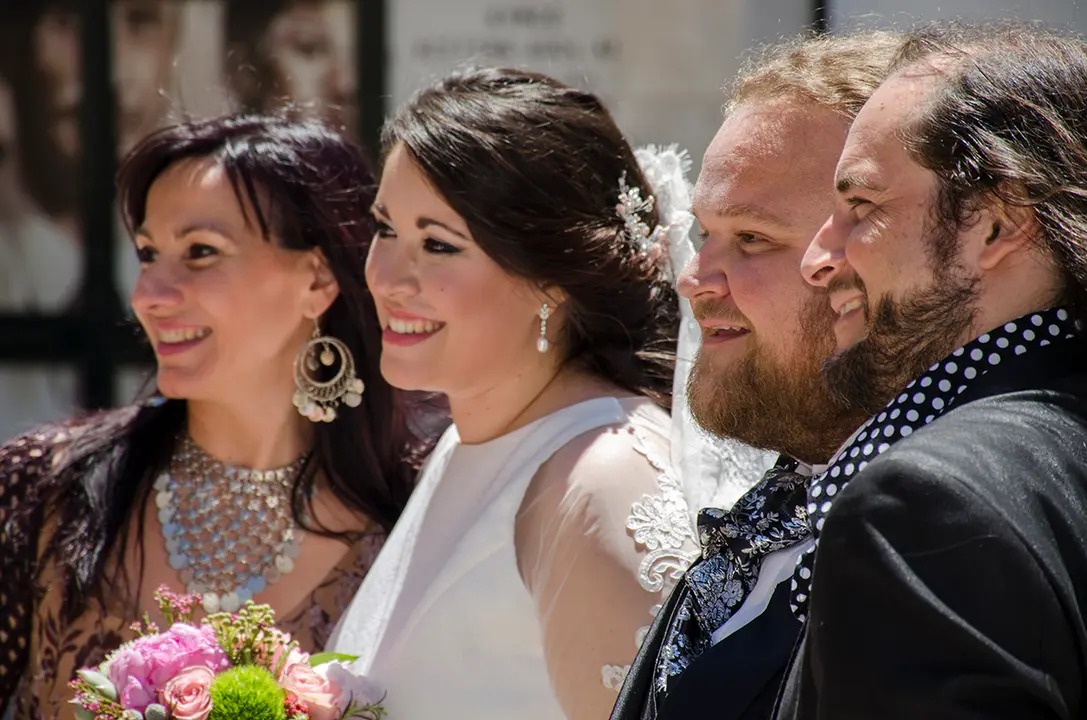 Enlace de Ezequiel Ben&iacute;tez con M&ordf; &Aacute;ngeles en Santiago - Jonocla Fotograf&iacute;a para elMIRA.es