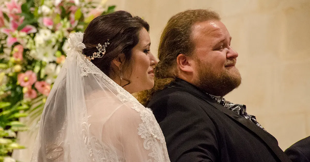 Enlace de Ezequiel Ben&iacute;tez con M&ordf; &Aacute;ngeles en Santiago - Jonocla Fotograf&iacute;a para elMIRA.es