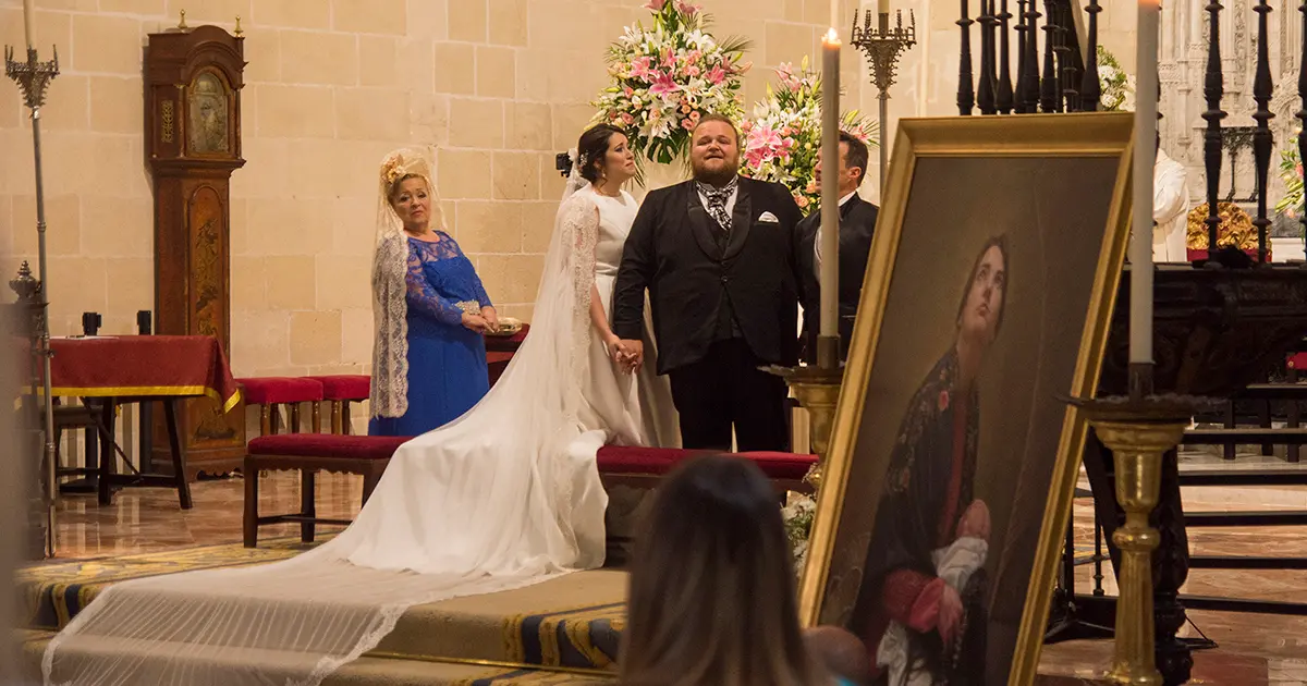 Enlace de Ezequiel Ben&iacute;tez con M&ordf; &Aacute;ngeles en Santiago - Jonocla Fotograf&iacute;a para elMIRA.es