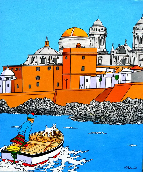 En barca hacia el Campo del Sur