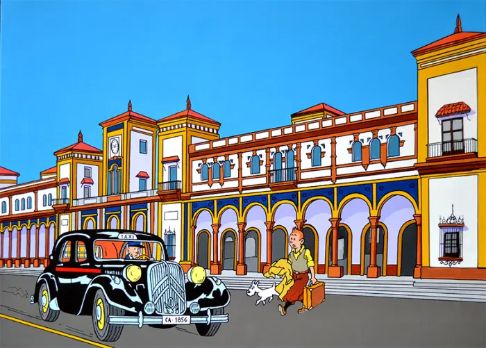 Tint&iacute;n llega a la estaci&oacute;n de Jerez