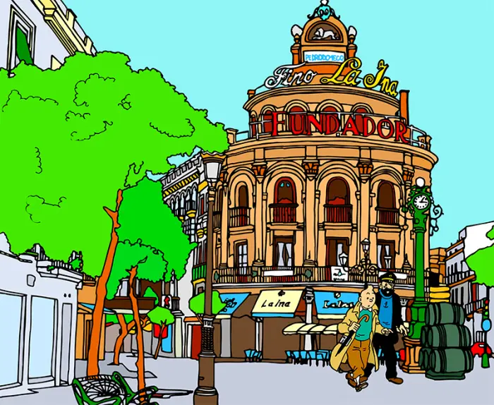 De paseo por la Calle Larga de Jerez