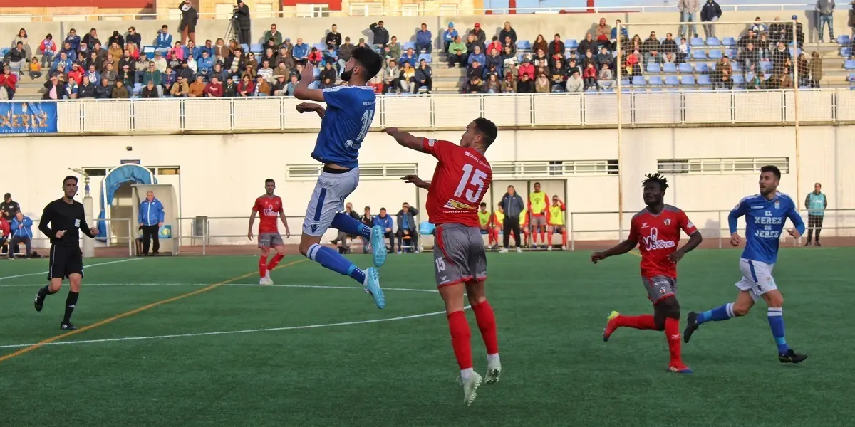 Xerez CD vs Pozoblanco./ Alejandro Jim&eacute;nez
