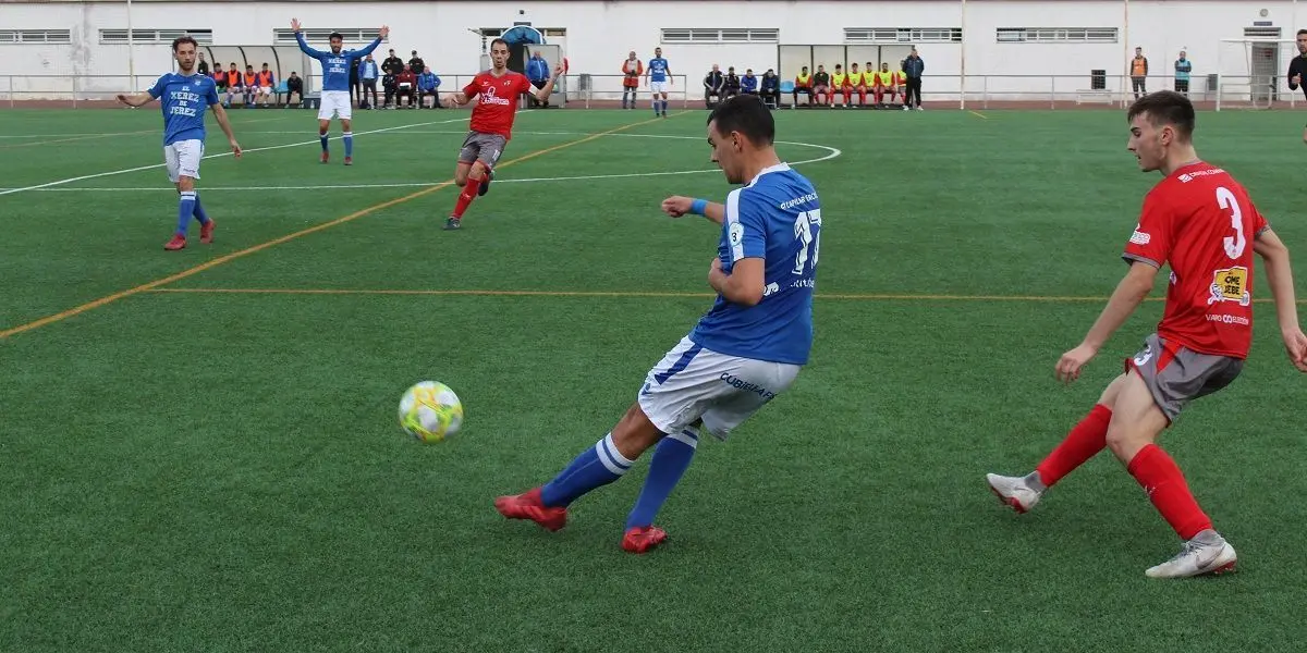Xerez CD vs Pozoblanco./ Alejandro Jim&eacute;nez