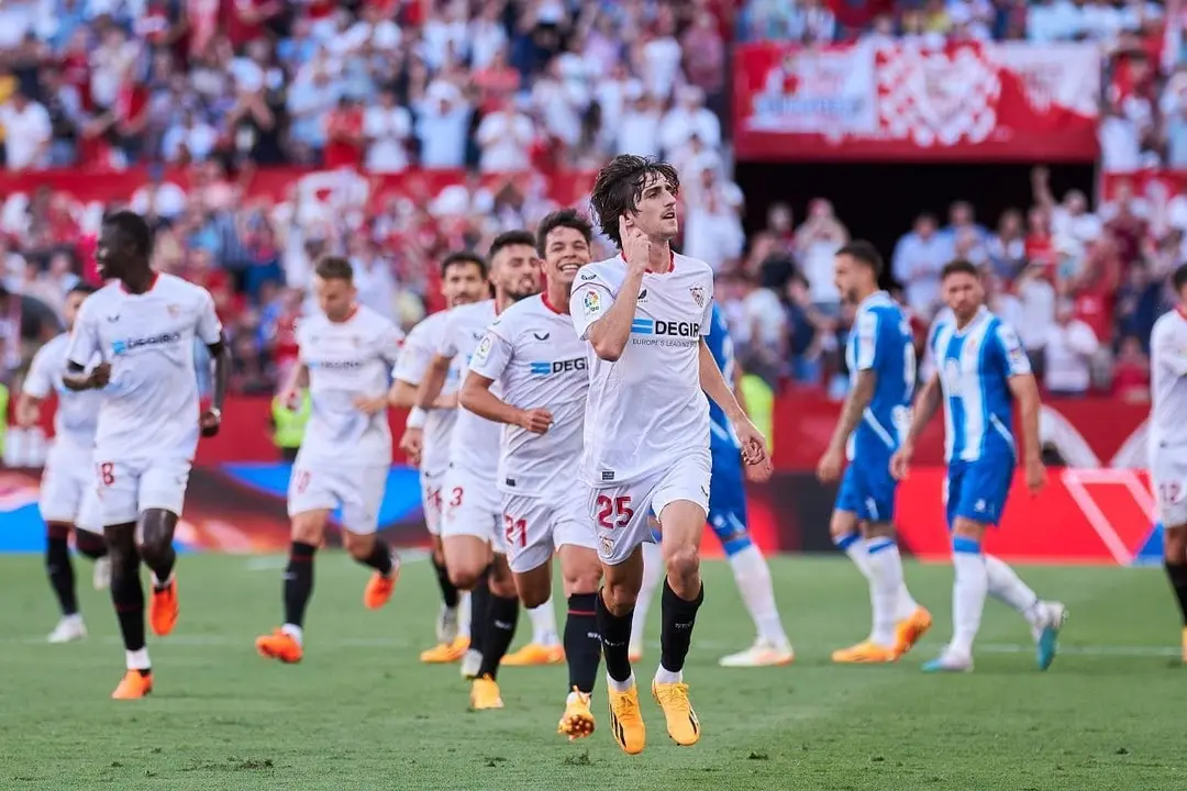 Gol de Bryan Gil en el Sevilla FC - RCD Espanyol | Salvador L&oacute;pez Medina para El MIRA