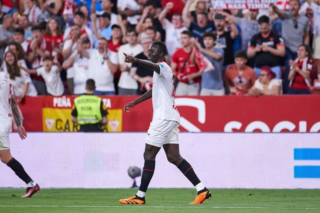 Gol de Pape Gueye en el Sevilla FC - RCD Espanyol | Salvador L&oacute;pez Medina para El MIRA