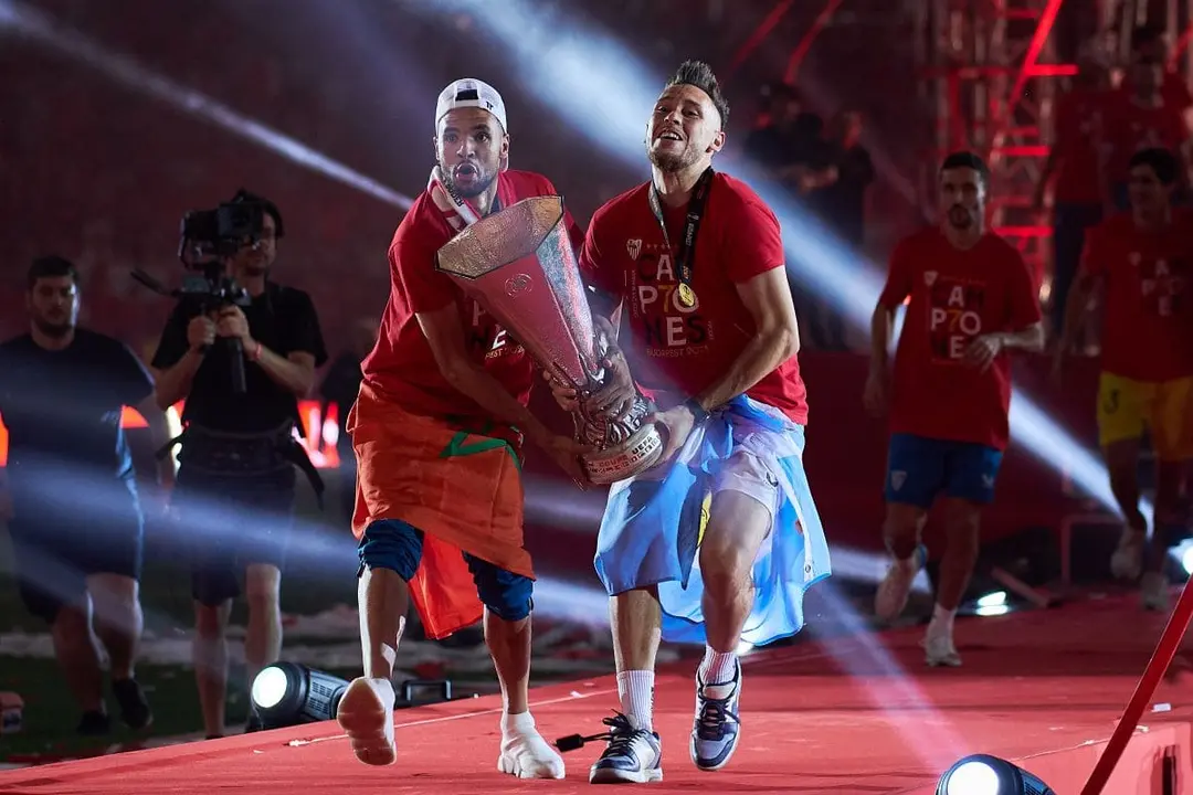 Celebraci&oacute;n de la s&eacute;ptima Europa League del Sevilla FC | Salvador L&oacute;pez Medina para El MIRA