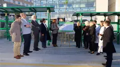 Parada de autob&uacute;s del Hospital de Jerez