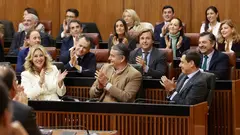 El Pleno del Parlamento andaluz tras aprobar el Presupuesto 2026