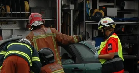 Accidente con un fallecido y tres heridos en Mijas