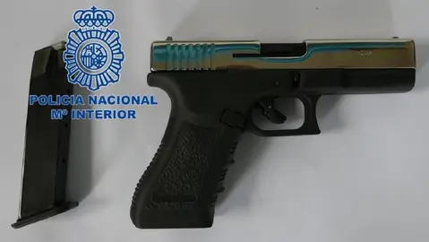 Una pistola simulada