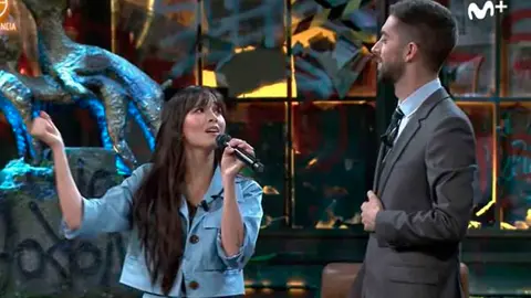 David Broncano y Aitana en La Resistencia