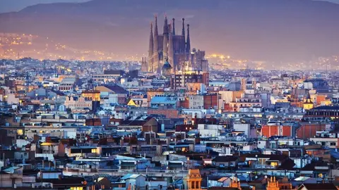 Vista a&eacute;rea de Barcelona