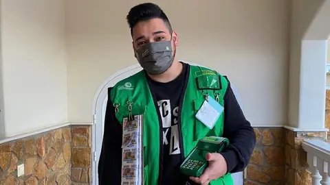 El vendedor de la ONCE de Viator