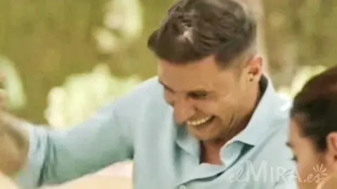 Joaquin Sanchez junto a Fernando Romay y Vicky Martin Berrocal en