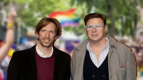 Jorge Cadaval y Ken Appledorn Morancos Orgullo Gay