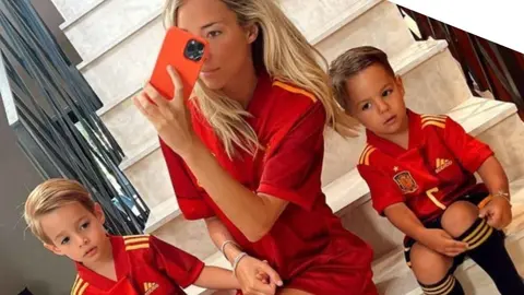 Alice Campello e hijos - IG Alice Campello