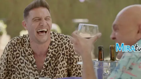 Joaqu&iacute;n y el Comandante Lara en una nueva ronda de chistes