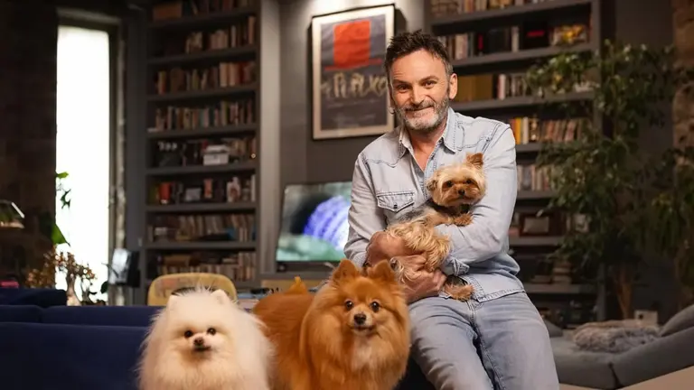 Fernando Tejero y sus perros