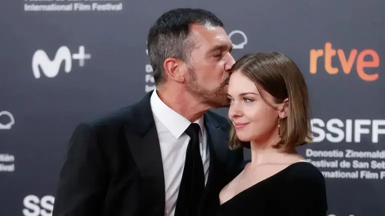 Stella del Carmen Banderas y Antonio Banderas