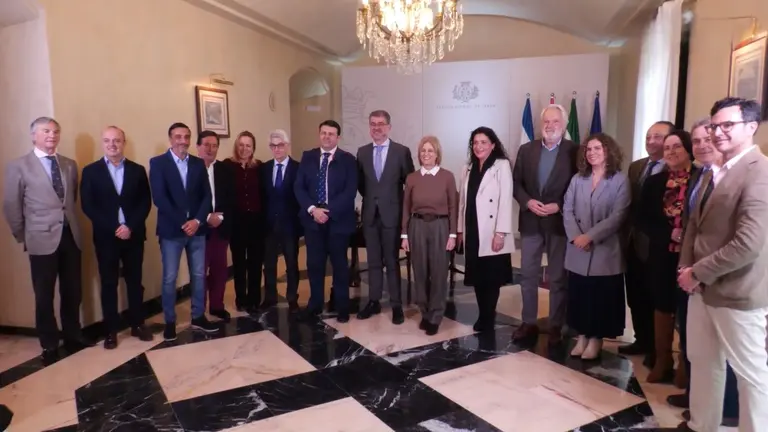 Rececpci&oacute;n a Juan Mera en el Ayuntamiento de Jerez