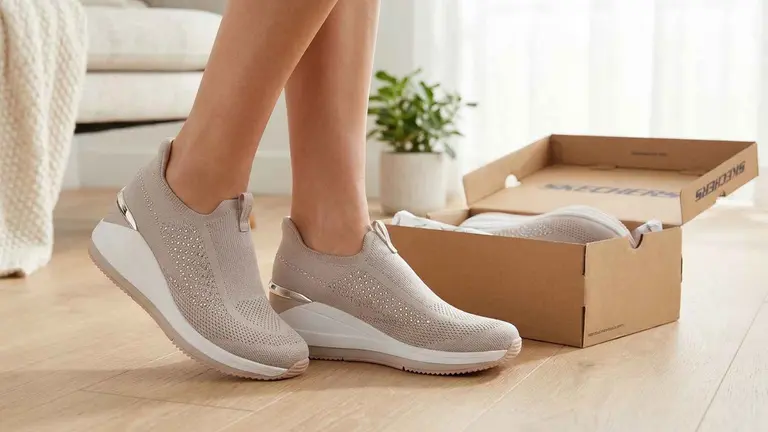 Zapatillas con cu&ntilde;a integrada de Skechers