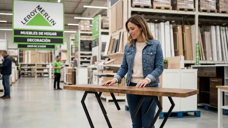 Leroy Merlin trata de mejorar la elegancia de la zona del recibidor con estos bonitos y pr&aacute;cticos muebles