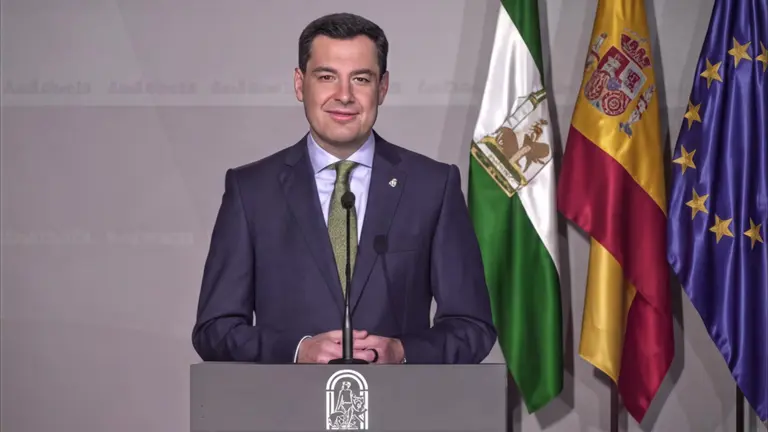 Comparecencia de Juanma Moreno