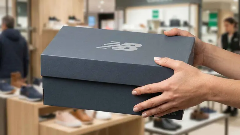 Caja de zapatillas New Balance en El Corte Ingl&eacute;s
