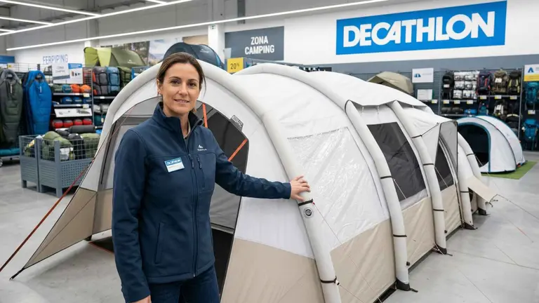 Ahora que comienza el buen tiempo, Decathlon presenta sus dos modelos de tiendas tan exclusivos, espaciosos y confortables como una habitaci&oacute;n de un hotel de 5 estrellas