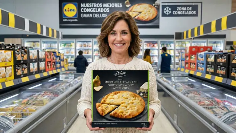 Pizza de la secci&oacute;n Deluxe de Lidl