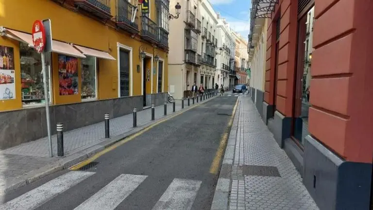 La calle Trajano en Sevilla