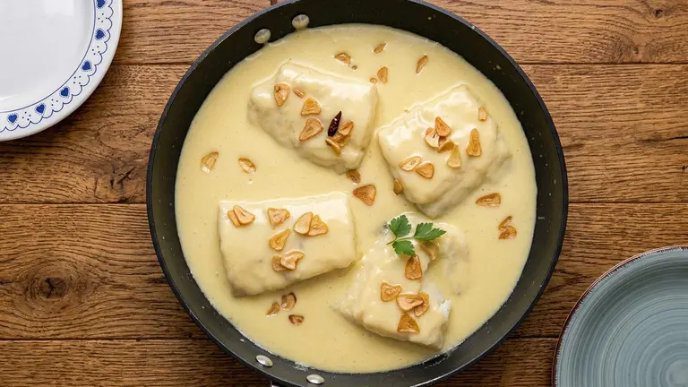 Bacalao al pil pil casero