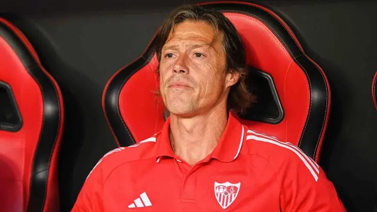 Matías Almeyda en un partido del Sevilla FC | Salvador López Medina para El MIRA