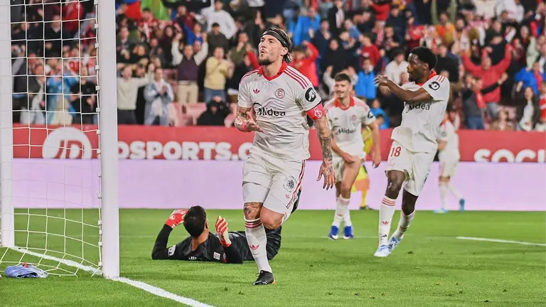 Gudelj celebra su gol en el Sevilla FC - Atl&eacute;tico de Madrid | Salvador L&oacute;pez Medina