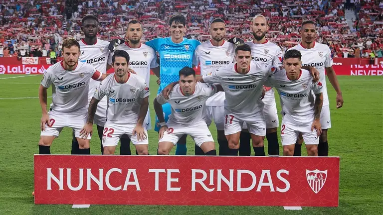 XI del Sevilla en el Sevilla FC - FC Barcelona | Salvador López para El MIRA