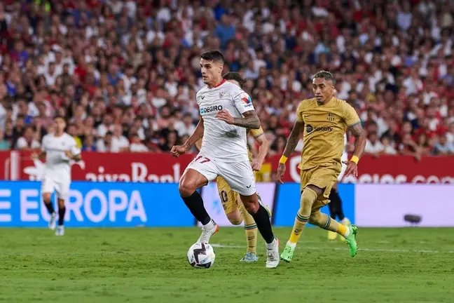 Lamela en el Sevilla FC - FC Barcelona | Salvador López para El MIRA