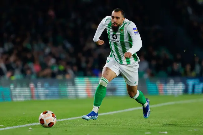 Borja Iglesias en el Real Betis - Rangers | Salvador López Medina para El MIRA