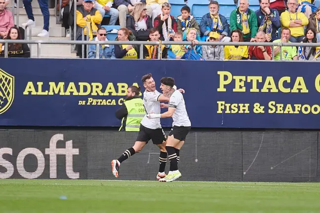 Gol de Hugo Duro en el Cádiz CF - Valencia CF | Salvador López Medina para El MIRA