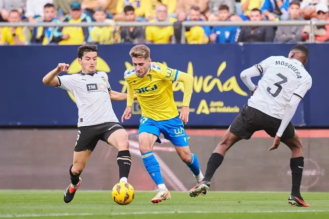 Robert Navarro en el Cádiz CF - Valencia CF | Salvador López Medina para El MIRA