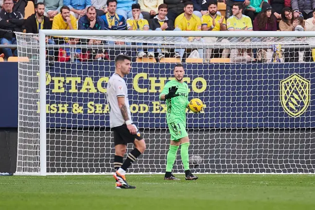 Conan Ledesma en el Cádiz CF - Valencia CF | Salvador López Medina para El MIRA