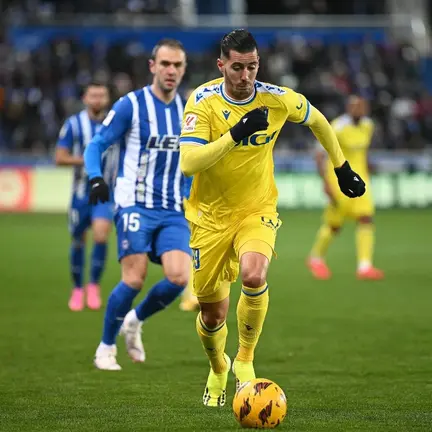 Sergi Guardiola en el Deportivo Alavés - Cádiz CF