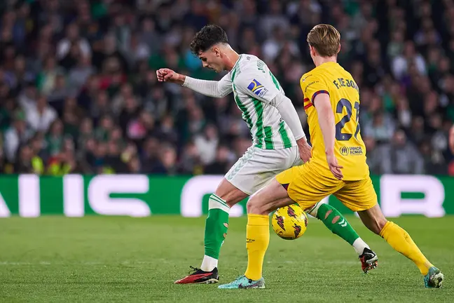 Johnny Cardoso en el Real Betis - FC Barcelona | Salvador López Medina para El MIRA