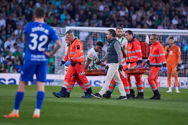 Lesión de Abner en el Real Betis - Getafe CF | Salvador López Medina para El MIRA