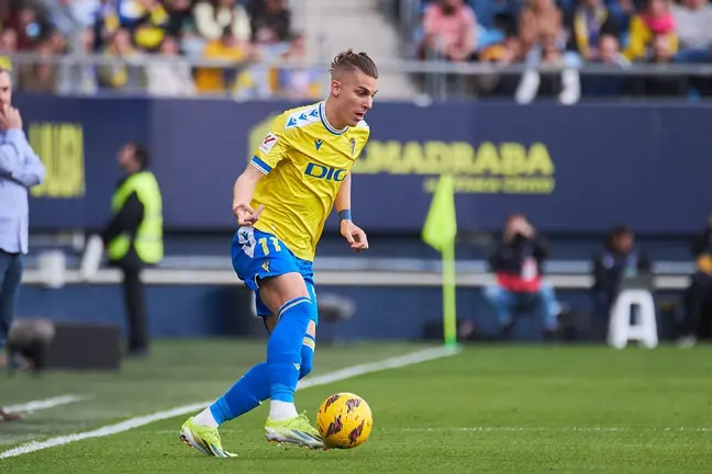 Iván Alejo en el Cádiz CF | Salvador López Medina para El MIRA