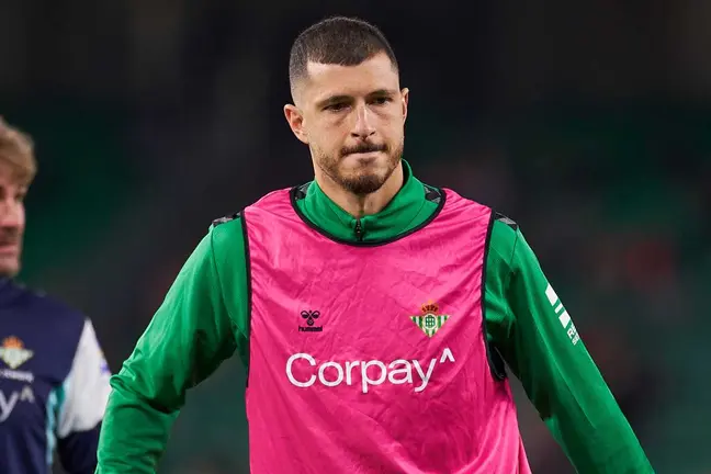 Guido en el calentamiento del Real Betis - Villarreal | Salvador López Medina para El MIRA