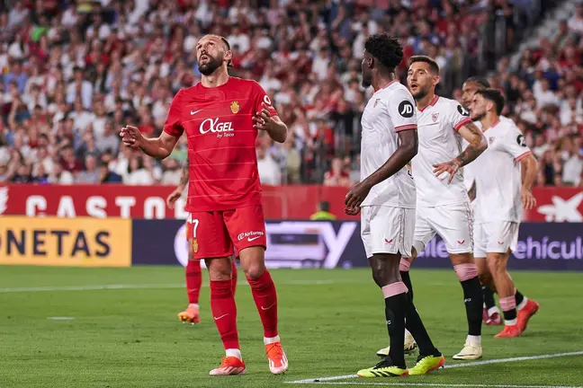 Muriqi en el Sevilla FC - Mallorca | Salvador López Medina para El MIRA