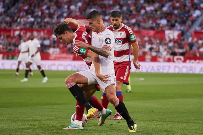 Erik Lamela en el Sevilla FC - Granada CF | Salvador López Medina para El MIRA