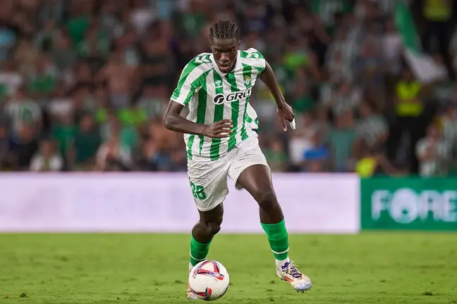 Assane Diao en el Real Betis - Kryvbas | Salvador López Medina para El MIRA