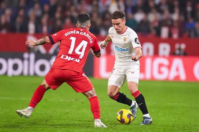 Pedrosa en el Sevilla FC - CA Osasuna | Salvador López Medina para El MIRA